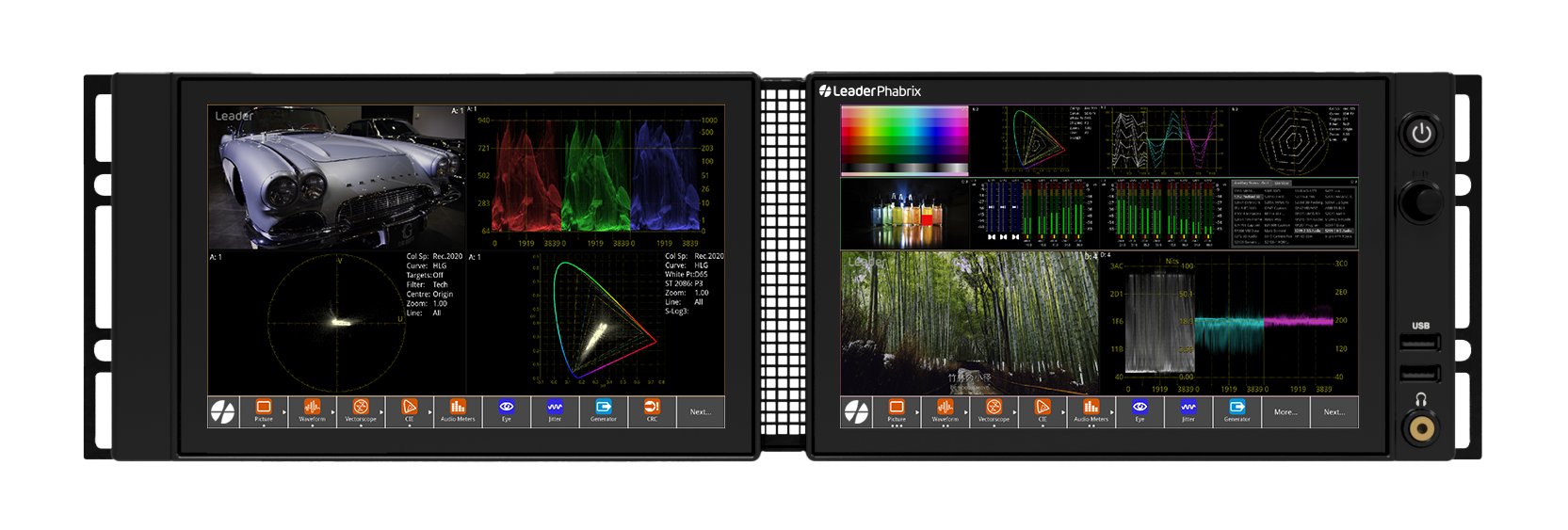 LPX500_LeaderPhabrix_Dual_Screen